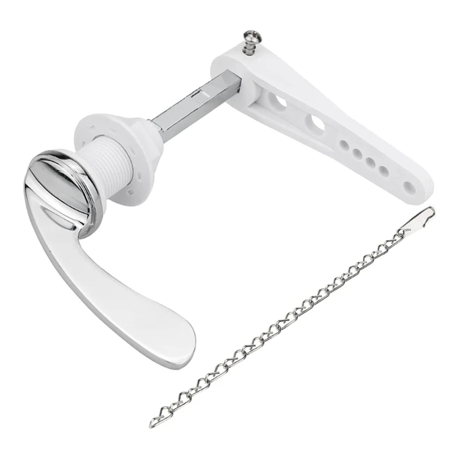 Mlyvax 1pc Toilet Flush Handle Toilet Handle Side Mount or Front Mount Toilets Flush Lever Fit Most Toilets
