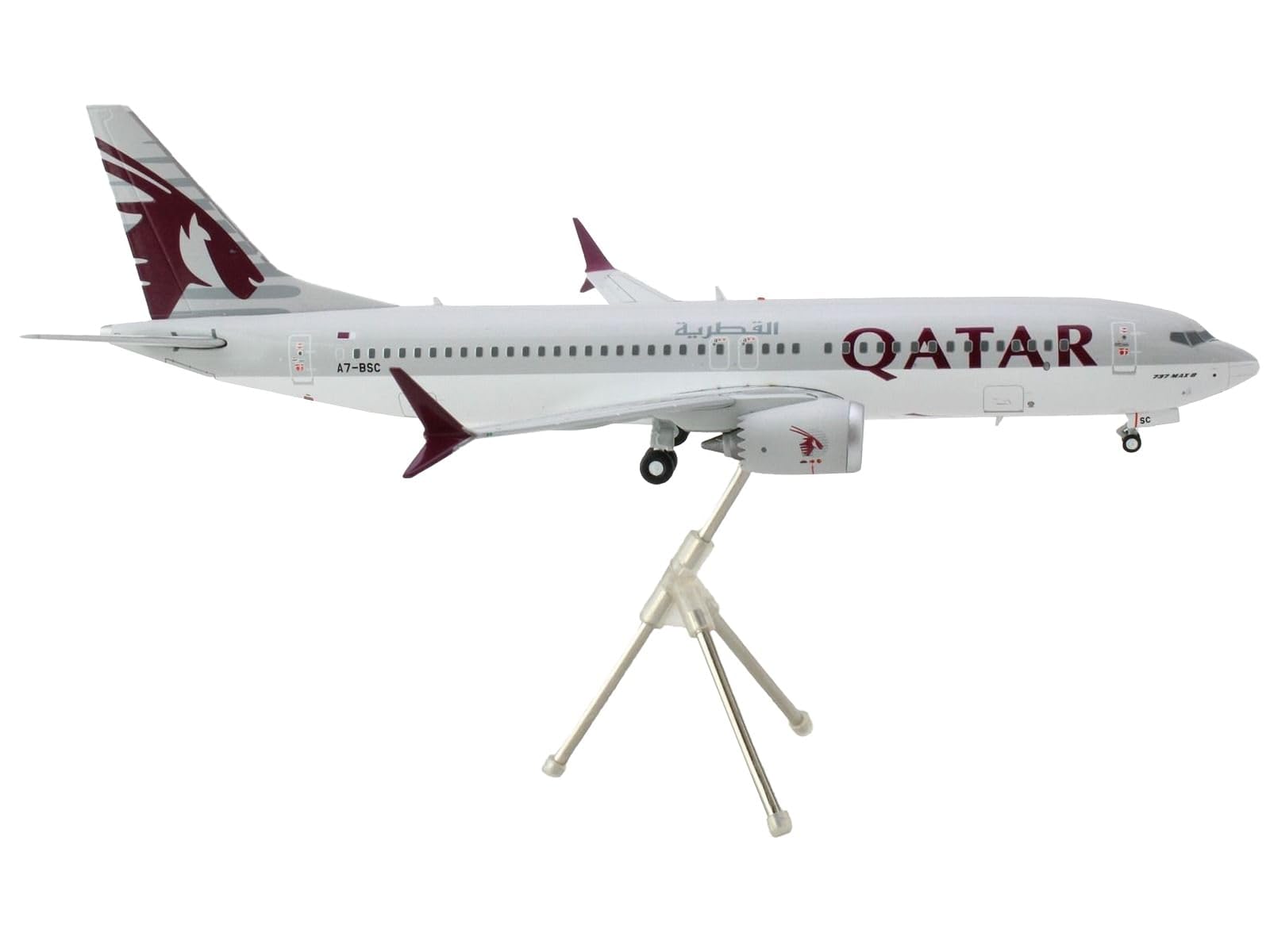 Amazon.com: GeminiJets G2QTR1243 Qatar Airways Boeing 737