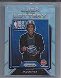 Jaden Ivey 2022-23 Panini Prizm Luck Of The Lottery Silver Prizms Rc #5 - Sports Memorabilia