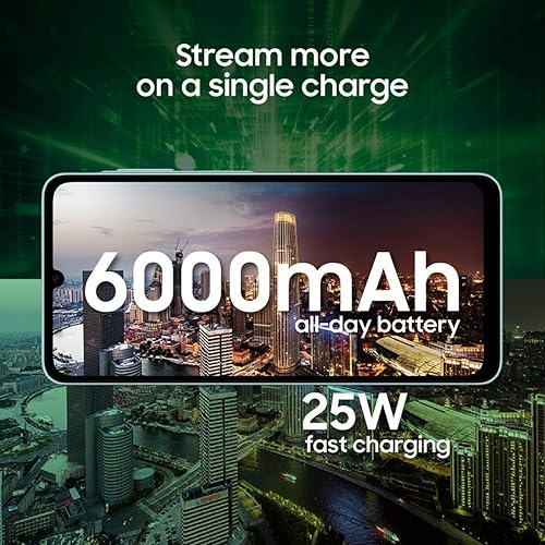 Image of Samsung Galaxy A07 5G (Light Green, 4GB RAM, 128GB Storage) | 6.7 inch HD+ 120Hz Display | MediaTek Dimensity 6300 | 50MP + 2MP Rear Camera | 6000 mAh Battery