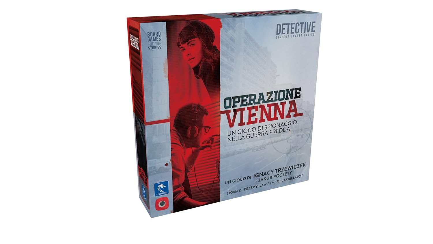Pendragon - Detective Operazione Vienna | Edizione italiana |Gioco da tavolo| Età 16+ | 1-5 Giocatori