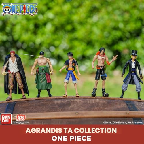 BANDAI - Anime Heroes - One Piece - Figurine Shanks 17 cm - Licence Officielle One Piece - Figurine d'action articulée Shanks - Jouet Enfant 4 Ans et + - 36935