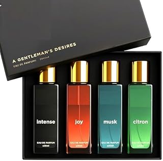 Company Perfume Gift Set for Man 4 X 20ml | Premium Long-Lasting Fragrance EDP | Gift for him | Anniversary fragrance gift
