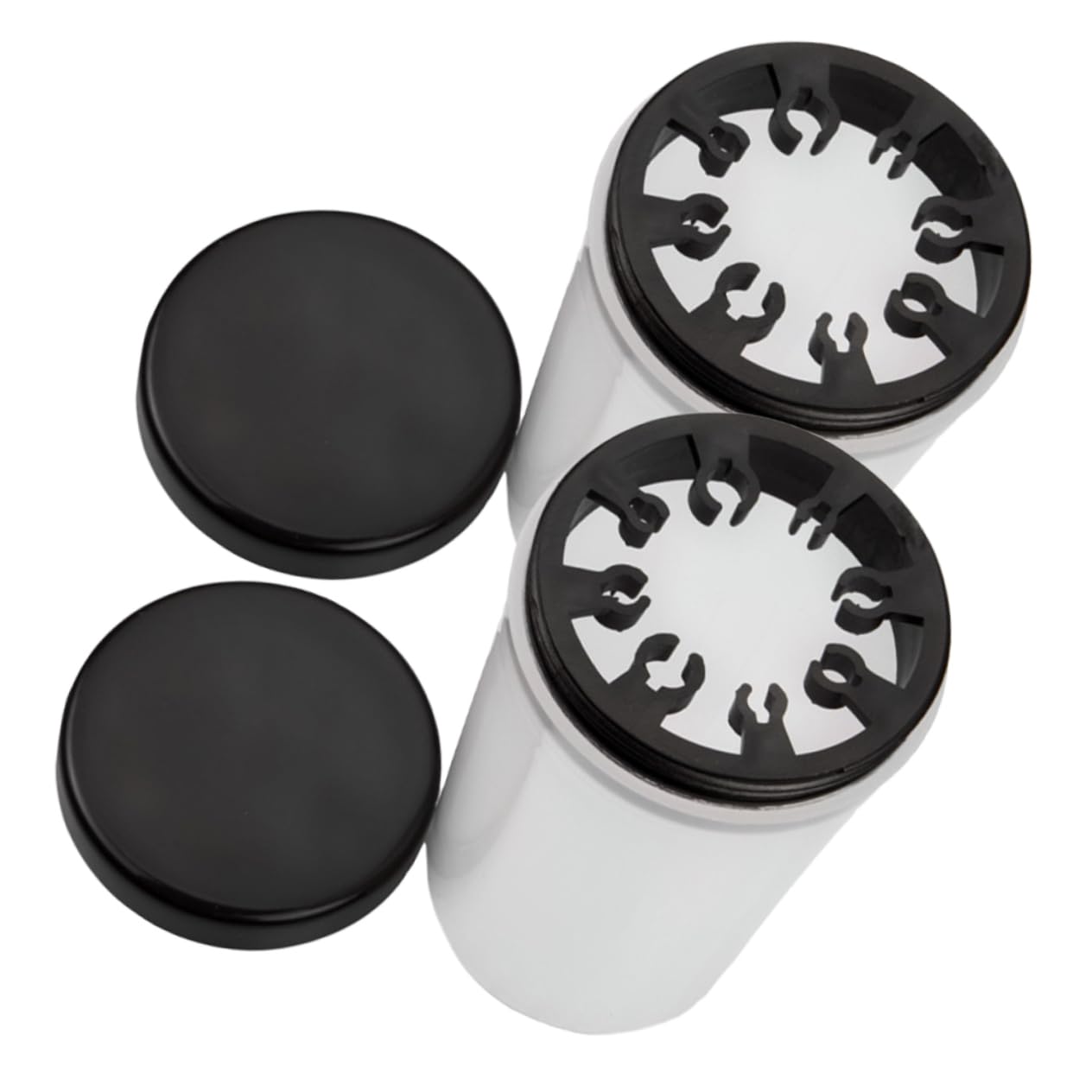 ARTIBETTER Plastic Paint Brush Cleaning Bottle 2pcs Brush Washing Cup Detachable Pen for Artists