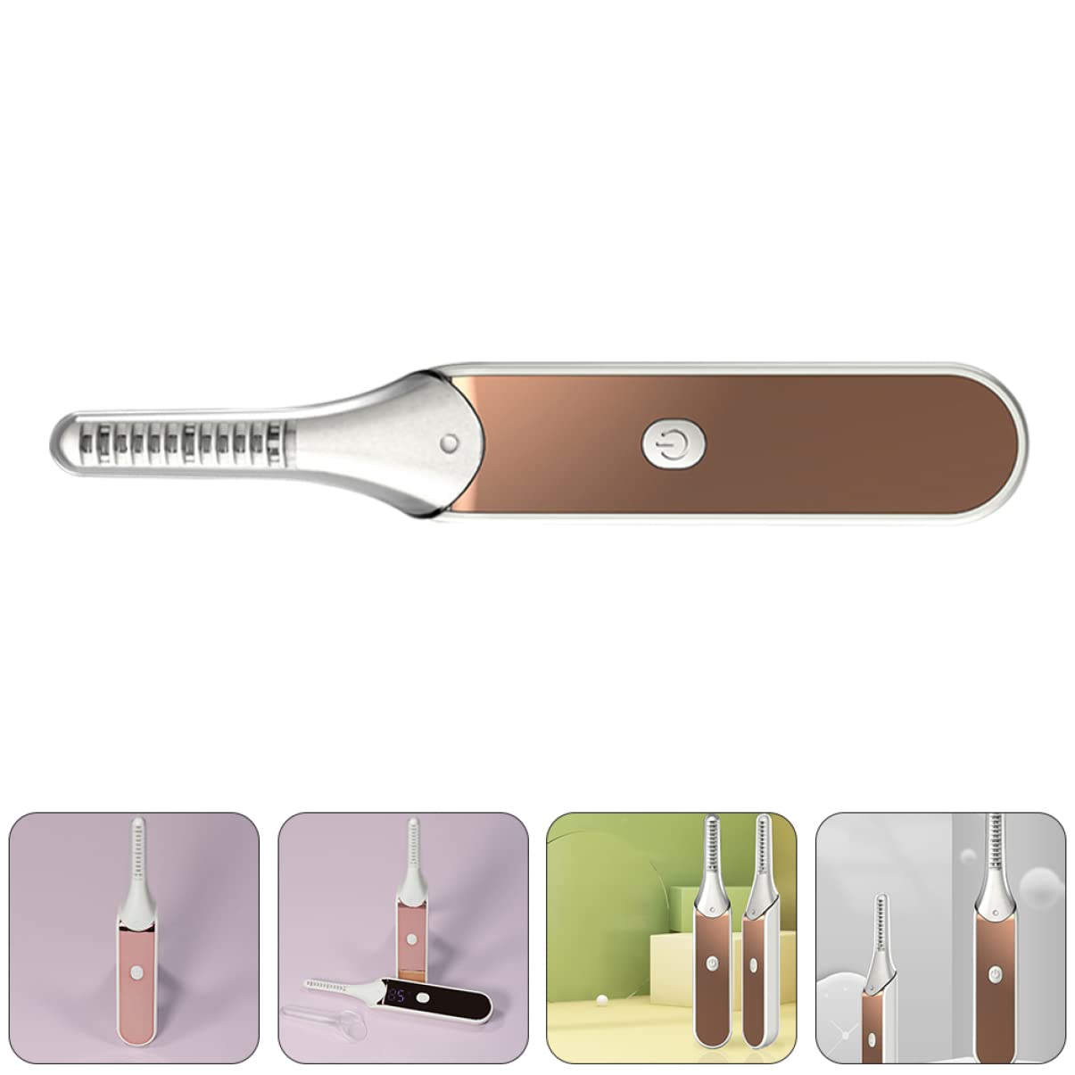 MAGICLULU Lot De 2 Mini Recourbe-cils Électriques Chauffants Pour Femmes Et Filles Faciles À Transporter Et À Utiliser