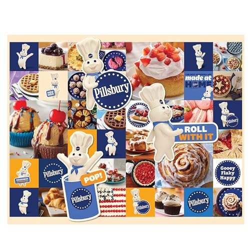 Rompecabezas White Mountain de 1000 piezas Cuadro Nostálgico de Postres - 24"x30" - Pillsbury miniatura 3