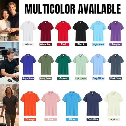 Custom Golf Polo Shirts for Men Women Design Your Own Logo Work Shirts Personalized Customized Company Uniform Shirts2
