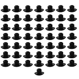 LQ Industrial 50PCS Threaded Rubber Caps Pegboard Hook Lock Peg Hook Stoppers Clip Fit for 1/4 Inch Peg Board Push Pin Tool Organizer Peg Lock Round Hole for Hanging Stopping Hook from Falling Off
