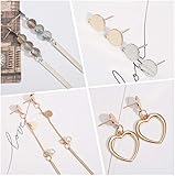 100Pcs 925 Sterling Silver Earrings Posts, Hypoallergenic Flat Pad Stud Earring with Loop and 925 Sterling Silver Earring Backs for Jewelry DIY Making Findings - Image 5