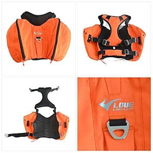 Dog-Backpack-for-Hiking-Multifunctional-Dog-Day-Pack-Zippered-Travel-Dog-Saddle-Bag-Outdoor-Hiking-Backpack-with-2-Capacious-Side-Pockets-for-Small-Medium-Large-Dogs-Orange-XS - Cucciolini Doodles Dog-Backpack-for-Hiking-Multifunctional-Dog-Day-Pack-Zippered-Travel-Dog-Saddle-Bag-Outdoor-Hiking-Backpack-with-2-Capacious-Side-Pockets-for-Small-Medium-Large-Dogs-Orange-XS