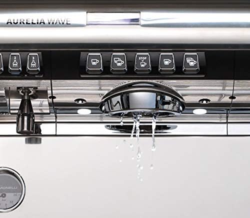 Hot water dispensing from the Nuova Simonelli Aurelia II group head