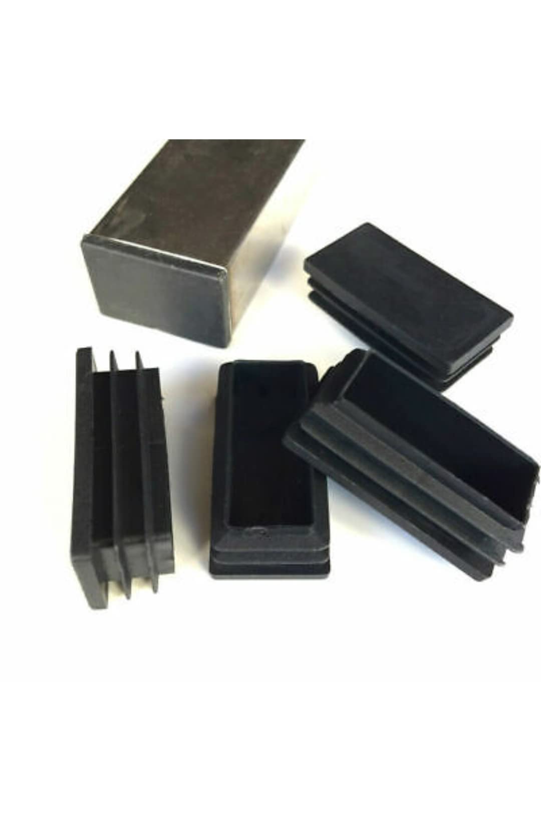 Scuba Rectangular Plastic End Cap for for Chair, Table Plastic caps Pipe Tube End Cap (40x80 mm) (1.5x3 Inch) (5 Piece) Pack of 1. Pipe ID Should be Fits in above (34mm+ x 74mm+) INNER SIDE (B0C29HFC3F) Amazon Price History, Amazon Price Tracker