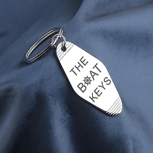 CENWA Funny Boating Gifts for Boat Owner Boat Lovers Gifts The Boat Keys Hotel Keychain4