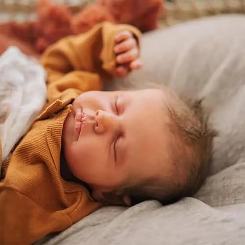 Miniatura 6 de 20 Inch Reborn Baby Silicone Baby Doll Lifelike Full Body Silicone Reborn Baby Realistic Baby Girl Sleeping Newborn Life Alive Babies Xmas Toy Gift
