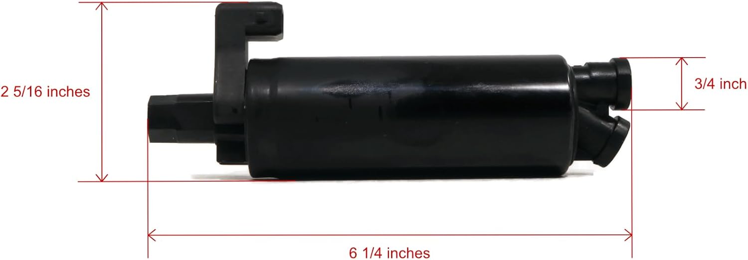 The ROP Shop Electric Fuel Pump for PCM RA080023 & Carter P60962 Marine Seawater Boat Engines