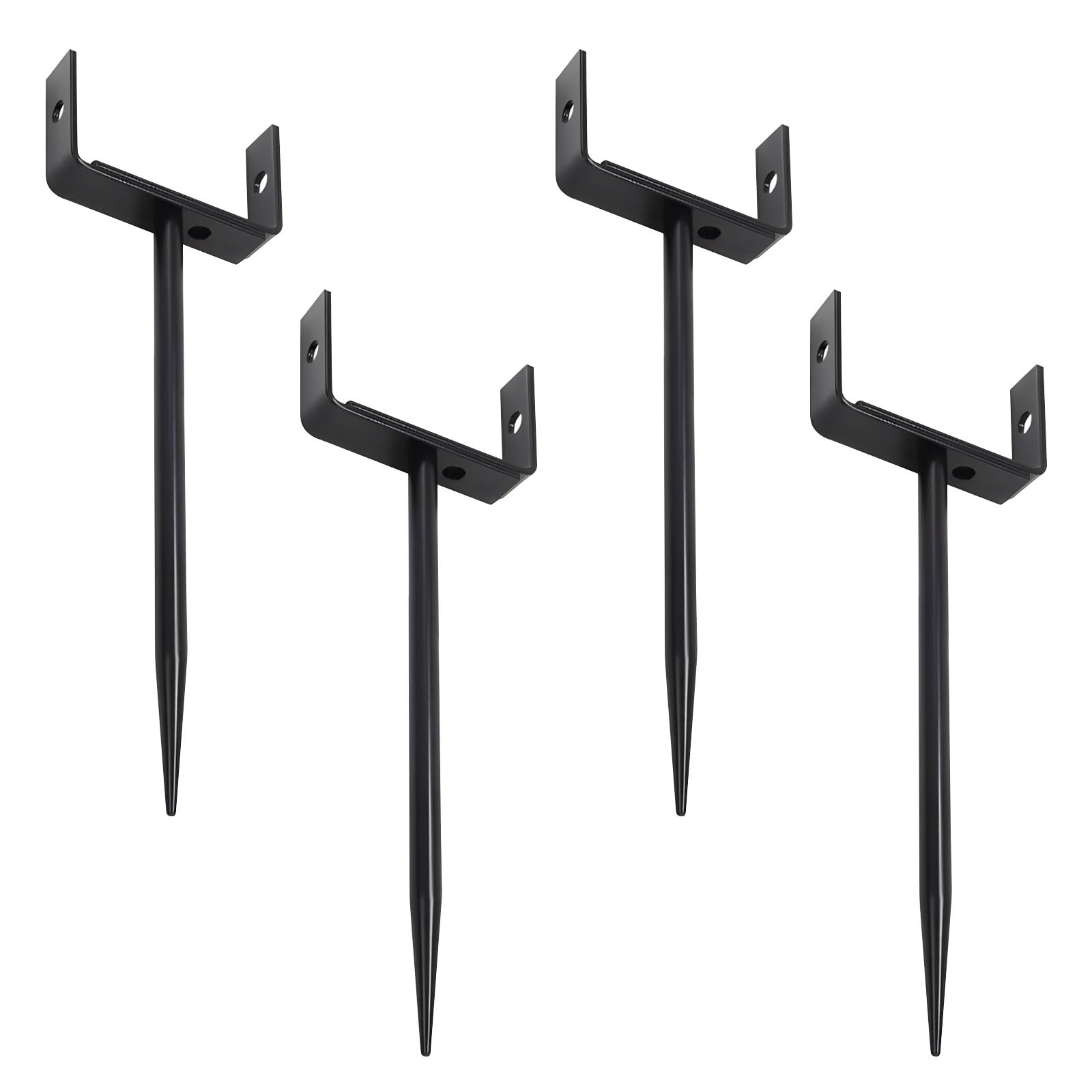 Jazuaiao Black Of Powerful Iron Modifiable Downspout Parentheses For Drain Extension Assist Highlighting Oxidation Proof Coating To Resist Tornadoes And Stop Grass Flooding With Easy Installation Drain Extension