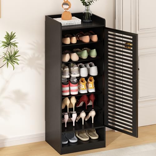 La Mejor Recopilación de Zapatera de pared . 48 Uzelia Zapatero Organizador, Estante para Zapatos, 7 Niveles 14 Pares de Armario de Almacenamiento de Zapatos, Gabinete de Zapatos Minimalista para Entrada Casa, Recámara 40 x 35...