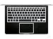 2-pack BingoBuy Customized Free Cut Palm Rest Palmrest vinyl sticker w/ Touchpad Trackpad sticker for 13.3" Apple Macbook pro with retina Model: A1425 or A1502 (Matte Black)