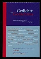 Gedichte fürs Gedächtnis. Zum Inwendig- Lernen und Auswendig- Sagen. 342105147X Book Cover