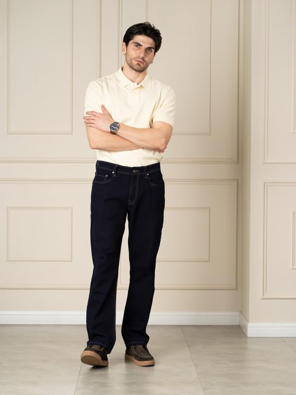 Image of The Pant Project Luxury Relax Fit Stretchable Jeans for Men | Mens Stylish Denim Cotton Jeans
