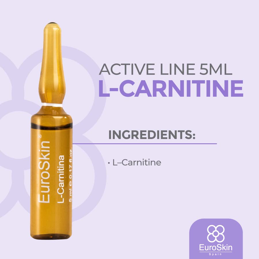 acetyl l-carnitine for muscle growth EuroSkin L-carnitine Active line. It Reduces Cellulite nodules. Recommended  for Athletes. Astheticians' Favorite Liquid ampoules. Ampollas liquidas  favoritas por las esteticistas. : Amazon.ae: Health