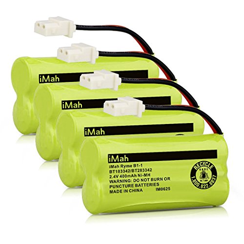 iMah BT183342/BT283342 BT166342/BT266342 BT162342/BT262342 Battery Compatible with VTech CS6114 CS6419 CS6719 CS6719-2 AT&T