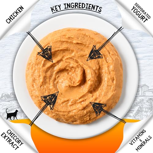 COOKHOUSE Luxury Licks Lickable Cat & Kitten Treats - Chicken - 48 x 15g Sachets - Soft & Creamy Puree - Healthy & Grain Free - 100% Natural Ingredients - Image 4