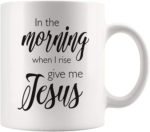 Miniatura 2 de Fonhark - In the morning when I rise give me Jesus, Give me Jesus, taza cristiana, taza de canción, taza espiritual, taza religiosa, taza de mañana,