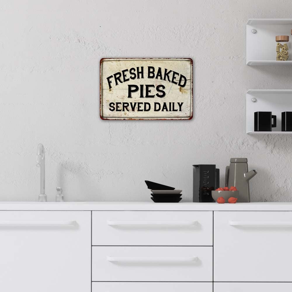 Amazon.com: Fresh Baked Pies Sign Bakery Signs Kitchen Baker Moms