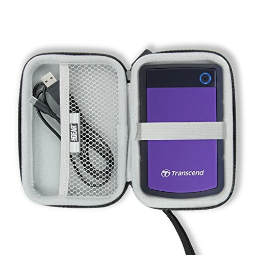 image for USA Gear Portable Solid State External Hard Drive Case - Compatible wi