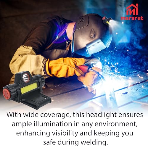 Rechargeable Dual Beam Helmet Headlight