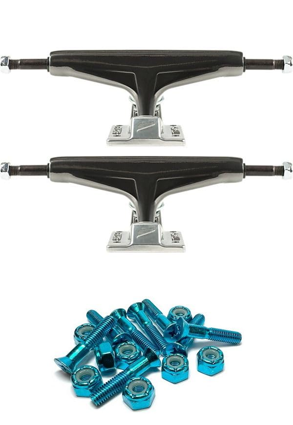 Tensor Trucks Mag Light Glossy Gunmetal/Silver Skateboard Trucks - 5.25