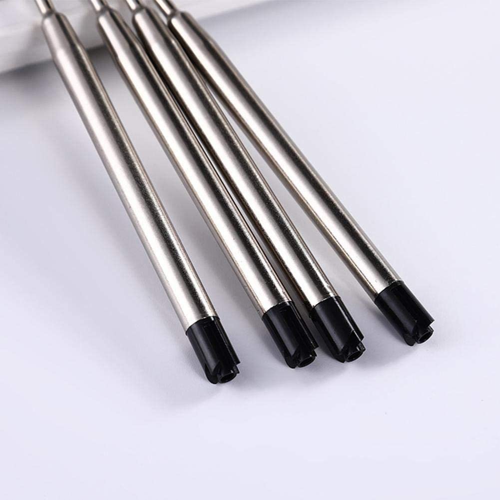 5 Pz Metallo Penna a Sfera Ricariche Blu Nero Inchiostro Medio Roller