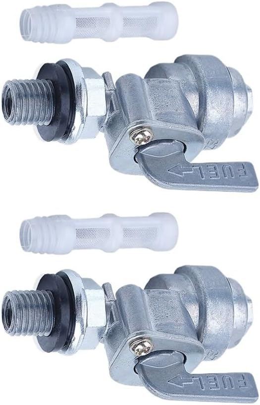 Generator Fuel Shut Off Fit for Honda GX200 GX160 GX140 GX120 2KW M10x1.5 Petcock Switch-2Pack