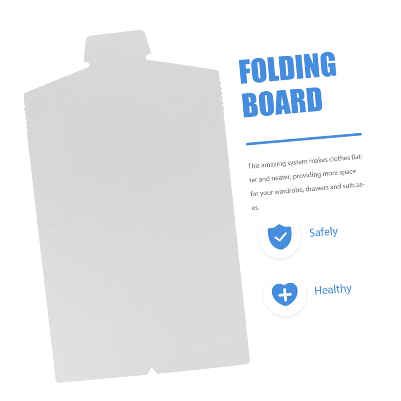 PRETYZOOM Clothing Packing Cardboard T-Shirt Folding Paperboard Fast Clothes Organizer Shirt Form Easy to Use