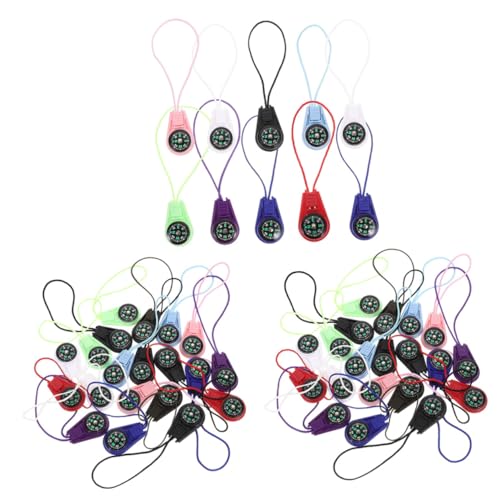 Balacoo 30pcs Brújula con Cordón para Camping y Senderismo
