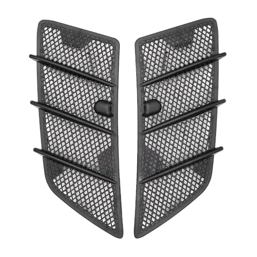 2 Uds Capó Delantero del Coche Cubierta Rejilla Ventilación Campanas Entrada Flujo Aire para W164 ML/GL Clase 2008-2011 Rejilla del Parachoques