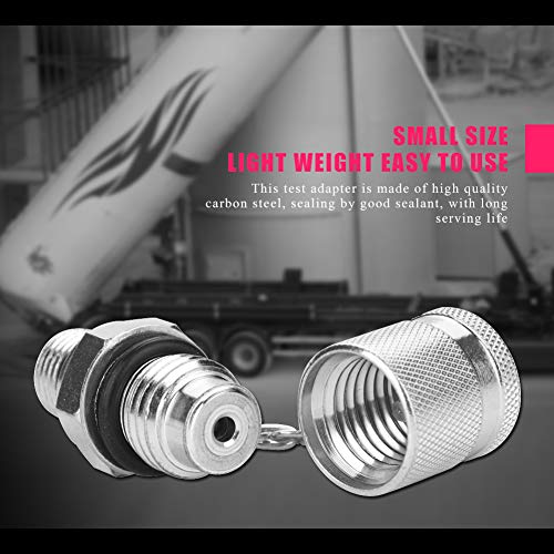 Image of AUNMAS 63MPa630BAR Hydraulic Pressure, Test Point Testing Coupling Adapter for Hydraulic System (G1 /8)