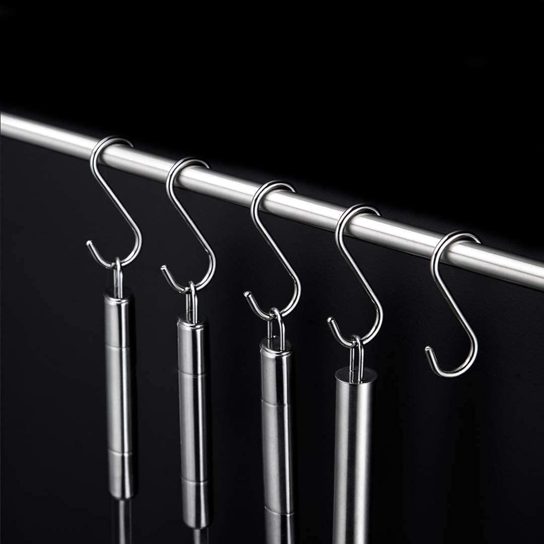 Ganci A S In Acciaio Inox 9x4mm - Extra Forti, Confezione Multipla - Per Cucina, Garage, Giardino