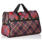 レスポートサック タータンチェック ボストンバッグ 約縦35 × 横52 × マチ22cm