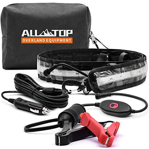 ALL-TOP Dimmable Flexible Camping Light Strip with Mounting Jacket - 1300 Lumen - IP68 Dual-Protection Waterproof (Cold White) Perfect for RV Camping, Overland, Awning Light and Boating ALL-TOP Dimmable Flexible Camping Light Strip with Mounting Jacket - 1300 Lumen - IP68 Dual-Protection Waterproof (Cold White) Perfect for RV Camping, Overland, Awning Light and Boating