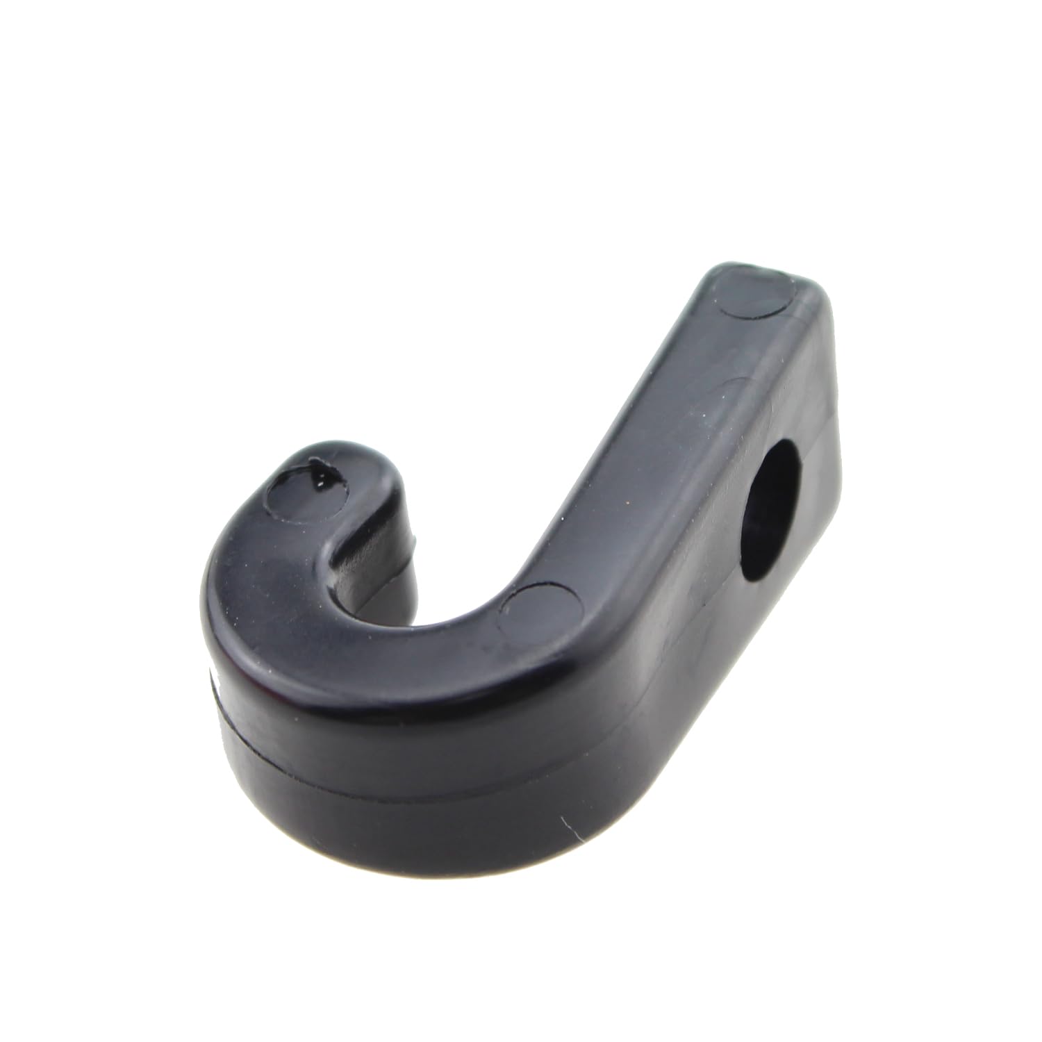 SQXBK 10PCS 26MM/1.02Inch Kayak J Buckle Fitting Boat Deck Hook Black Tent Nylon Buckle for Kayaks Canoes Paddleboard and Shock Cord