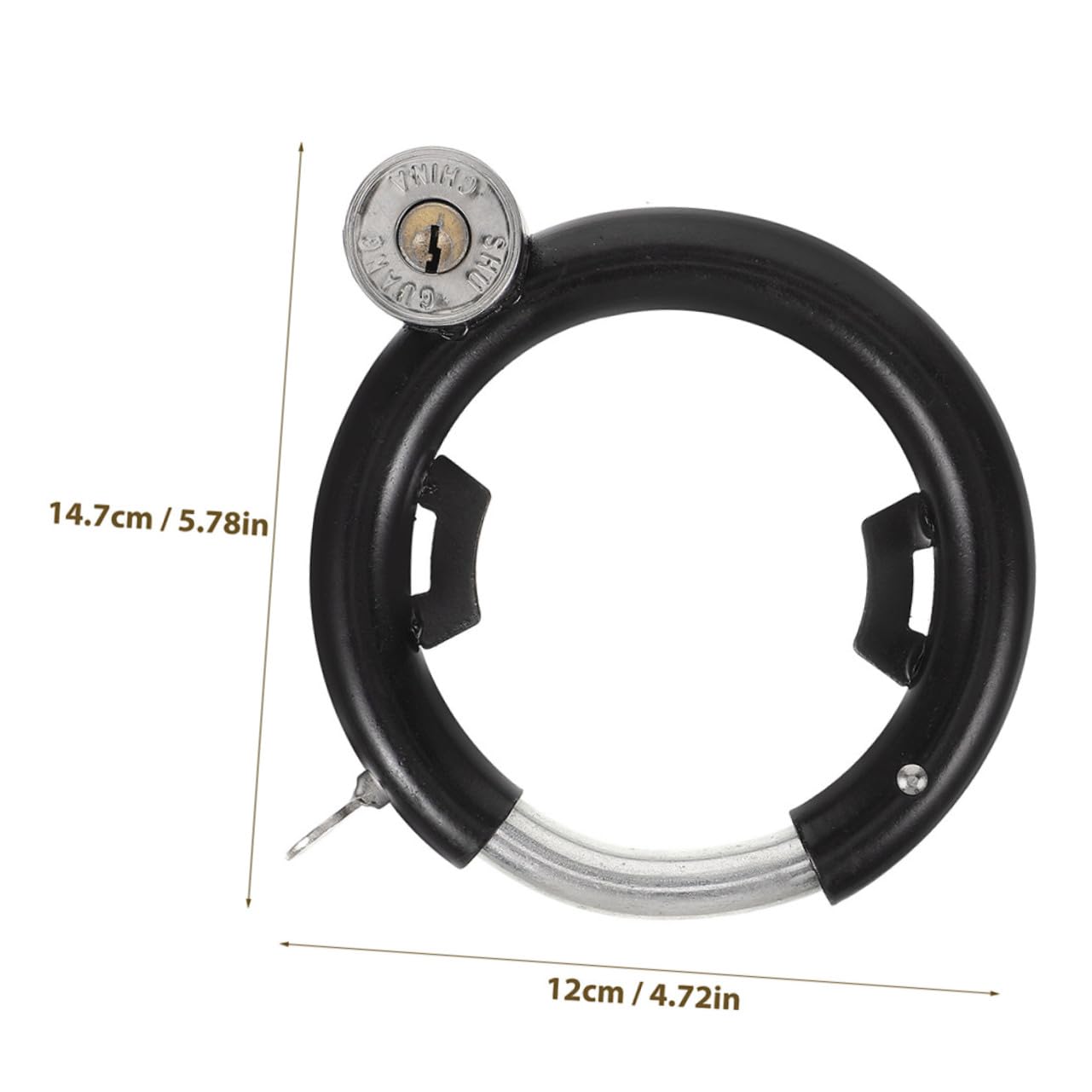 ARTSEWPLY 3 Sets Portable Bike Lock Heavy Duty Security Locks for Mountain Bikes Scooters Motorcycles Keyless Design Convenient Theft for Cyclists