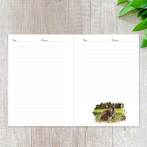 Diario di viaggio australiano per scrivere. con