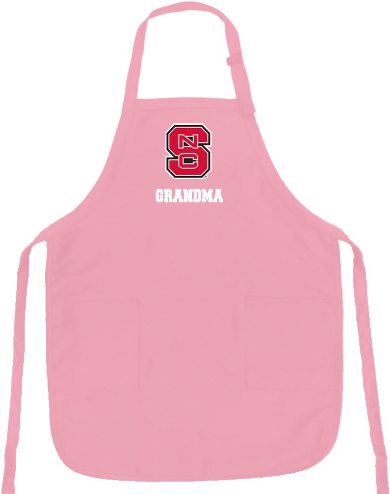 Broad Bay Pink NC State Grandma Apron DELUXE NC State Grandma Aprons MADE IN THE USA