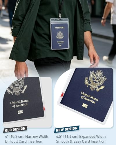 Uniclife 3 Pack Passport Holders