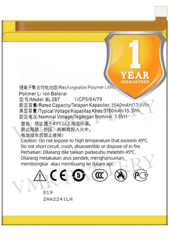 Image of BL287 for Lenovo K9 Note RDN13