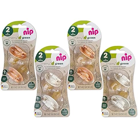 NIP Cherry - Chupete redondo de látex natural Cover