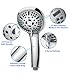 WASSA High Pressure Handheld Shower Head, 9 Spray Setting Hand Held Showerhead with 60 Inch Hose