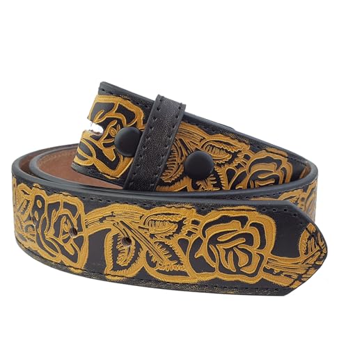 Axesoria Embossed Rose Belt Strap Only